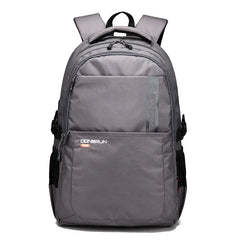 Men's Travel Backpack Solid School Bag