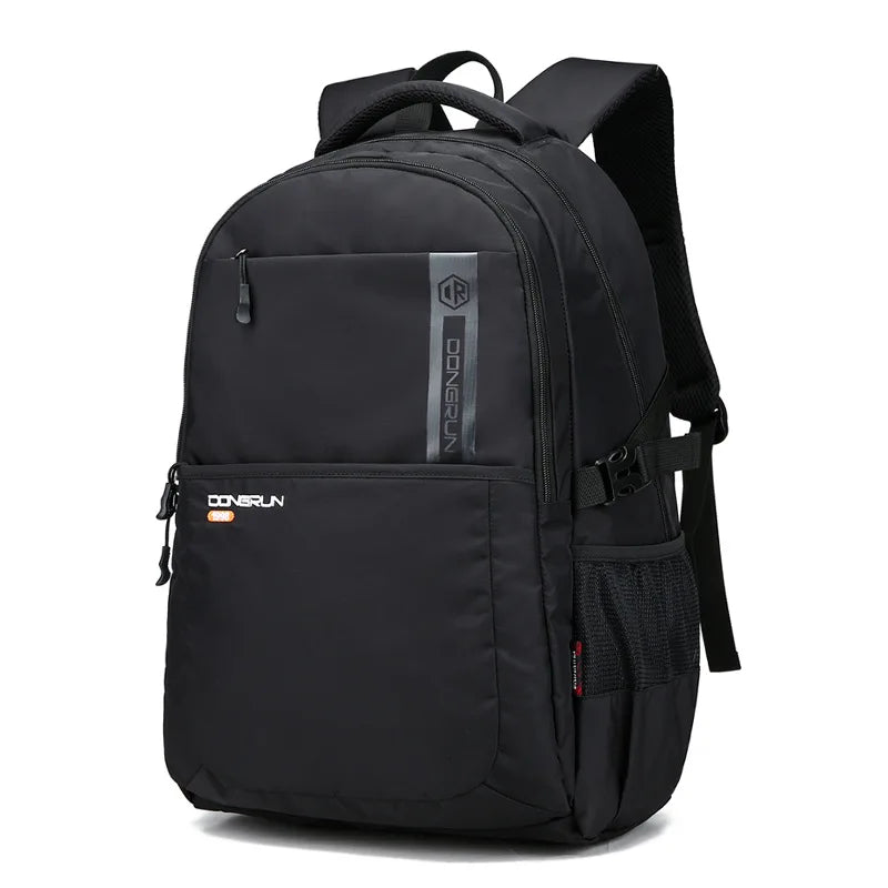 Men's Travel Backpack Solid School Bag