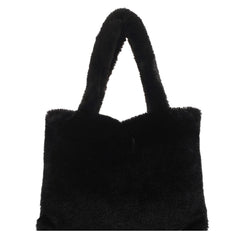 Soft Faux Fur Fluffy Shoulder Clutch Bag Handbags