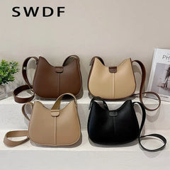 Winter Pu Leather Women'S Shoulder Bag Casual Crossbody Bags