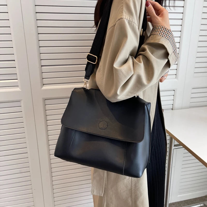 Women Massage Tote Shoulder Bags Large Capacity PU Leather Top Handle