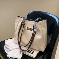 Fashionable PU Leather Handbags Soft Shoulder Bag