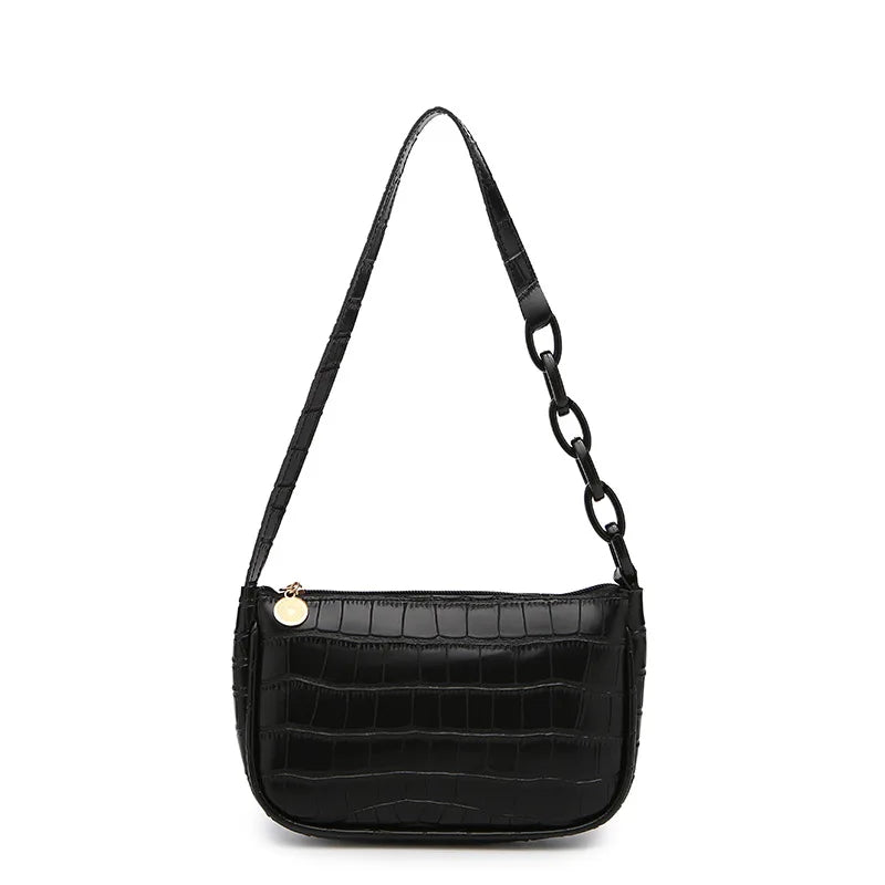 Vintage PU Leather Shoulder Tote Bag