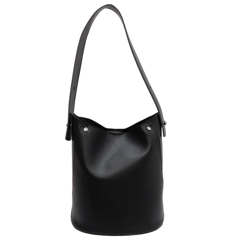 Women Shoulder Bags PU Leather Daily Bucket Fashionable Multi-function