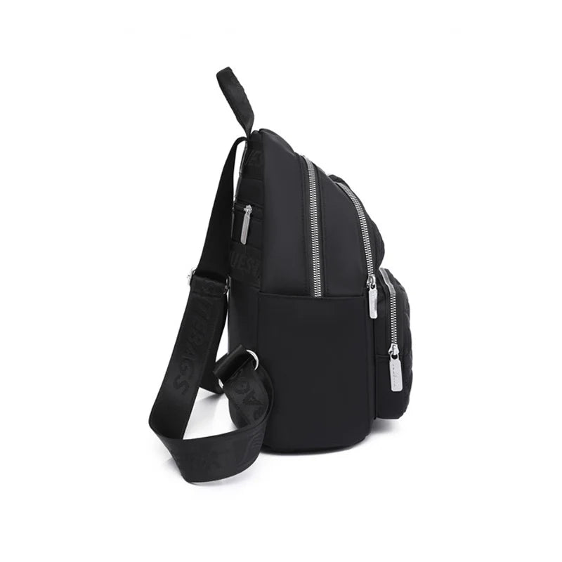 Multi-Layer Nylon Backpack for Teen Girls