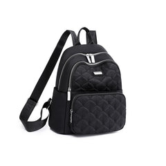 Multi-Layer Nylon Backpack for Teen Girls