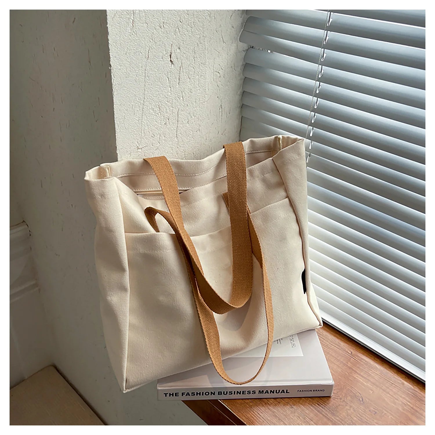 Large Canvas Tote Bag for Women