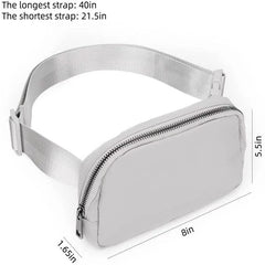Women Waist Fanny Pack Chest Bag with Zipper