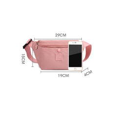 Women Waterproof Nylon Waist Bags Ladies Bum Bag Travel Crossbody Chest Packs