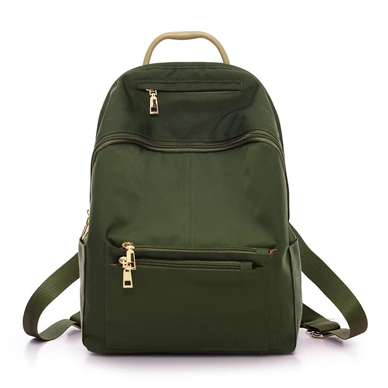 Women's Waterproof Nylon School Backpack Laptop Bagpack