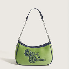 Plush Shoulder Bag Suede Chain Retro Tote Underarm Handbag Women's Bags