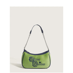 Plush Shoulder Bag Suede Chain Retro Tote Underarm Handbag Women's Bags