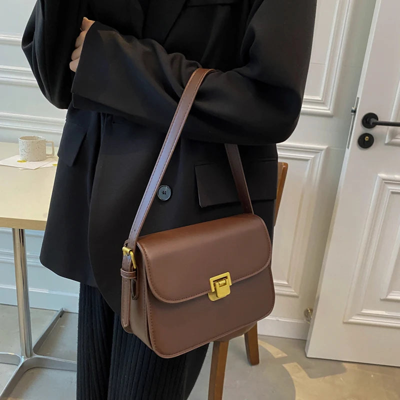 Vintage Envelope Bag Preppy Style Female Bag High Briefcase