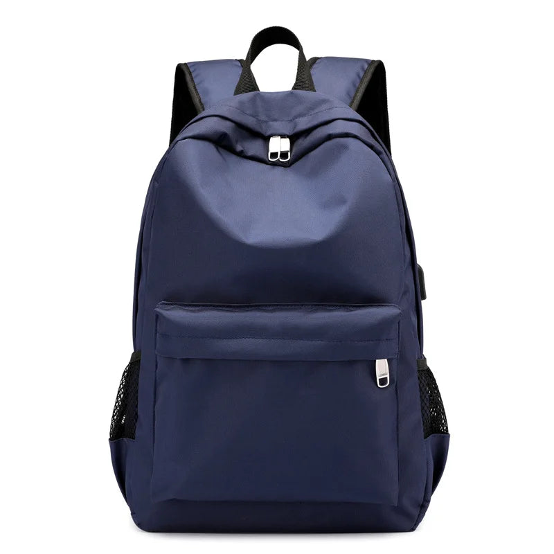 Men's Oxford Cloth Leisure Backpack for College Students