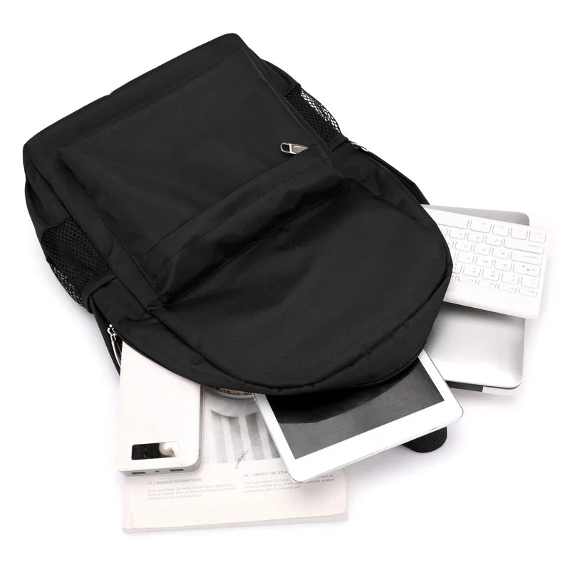 Men's Oxford Cloth Leisure Backpack for College Students