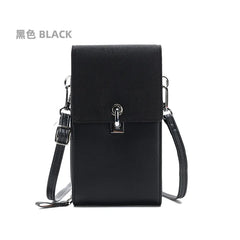 Solid PU Women's Wallet Phone Bag