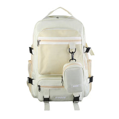 Waterproof Nylon School Backpack for Teenage Girls Large Capacity Men Travel Bag