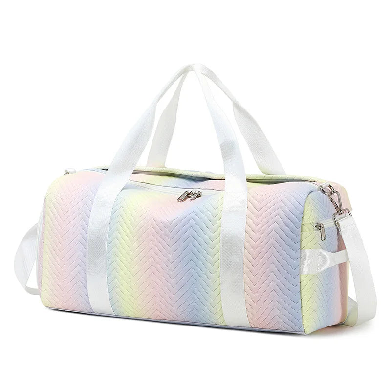 Women Gym Bag Fitness Training Multifunction Dry Wet Separation Bag