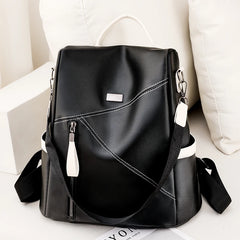 PU Women Backpack Anti-theft School Bag Large Capacity