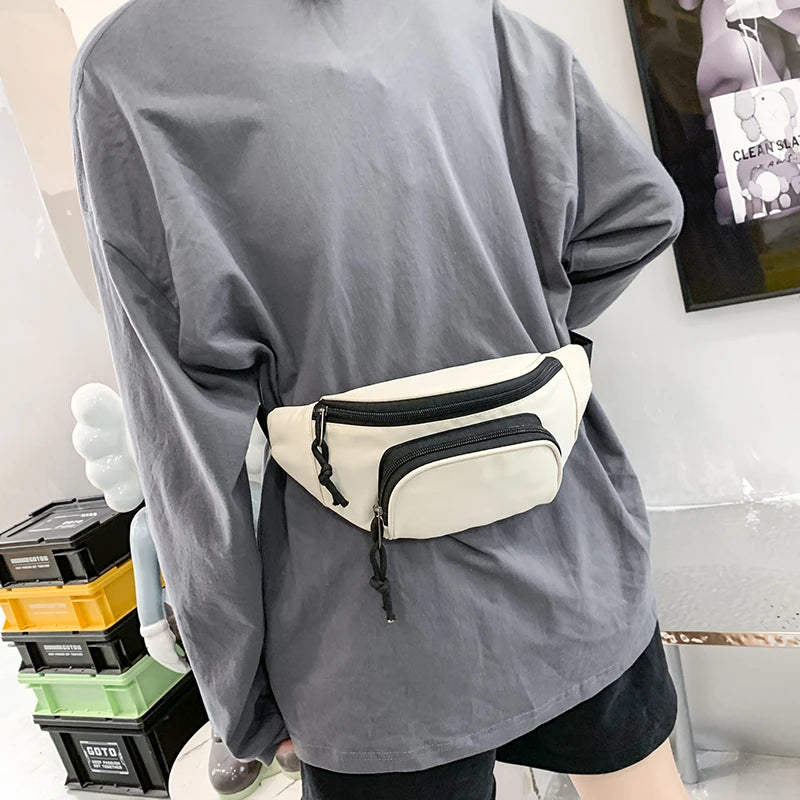 Canvas Women Fanny Pack Waist Bags Girls Belt Crossbody Shoulder Bags