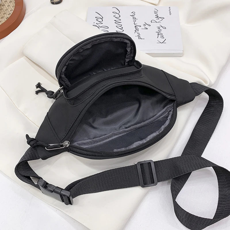 Canvas Women Fanny Pack Waist Bags Girls Belt Crossbody Shoulder Bags