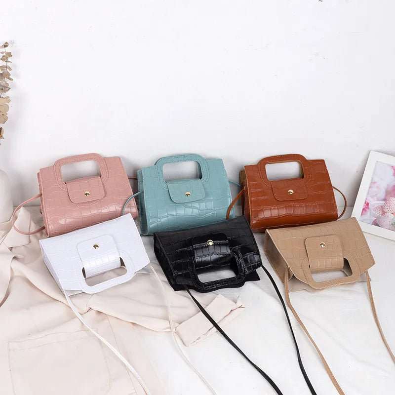 Spring Stone Pattern Single Lady Tote Shoulder Handbag