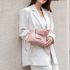 Spring Stone Pattern Single Lady Tote Shoulder Handbag
