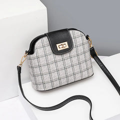 Spring Plaid Small Shoulder Bag Casual