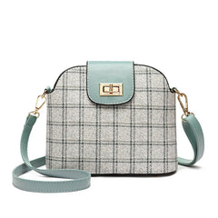 Spring Plaid Small Shoulder Bag Casual