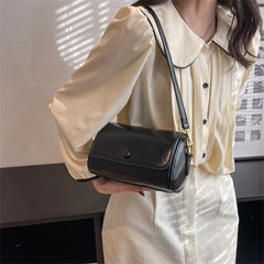 Vintage PU Leather Shoulder Bag for Women Handbags