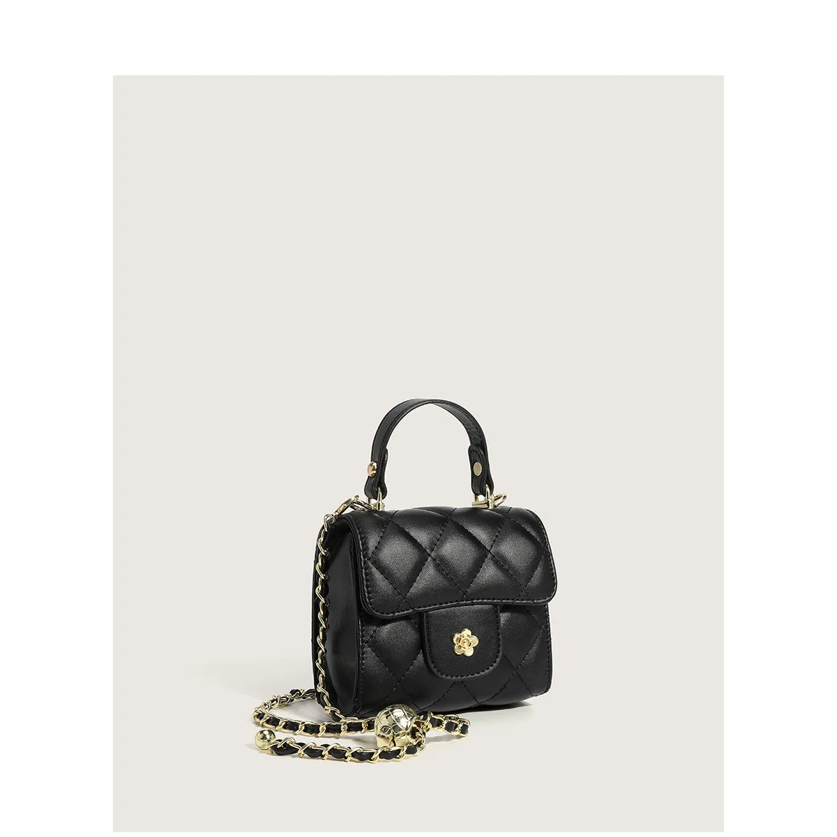 Spring Small Fragrance Chain Bag PU Shoulder Bag