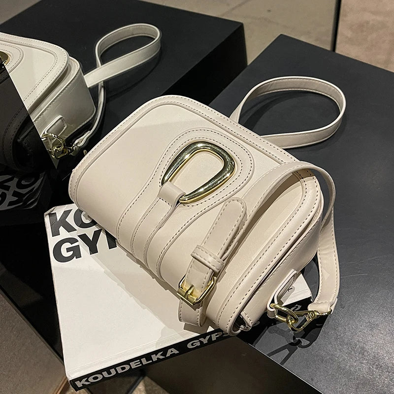 Spring Women Crossbody Shoulder Bags Vintage PU Leather Totes Shopping Bag