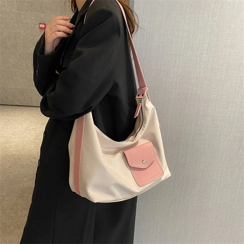 Women PU Shoulder Bag Ladies Casual Handbag Tote Bag Large Capacity