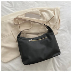 Women PU Shoulder Bag Casual Handbag Tote Bag With Pocket Large Capacity