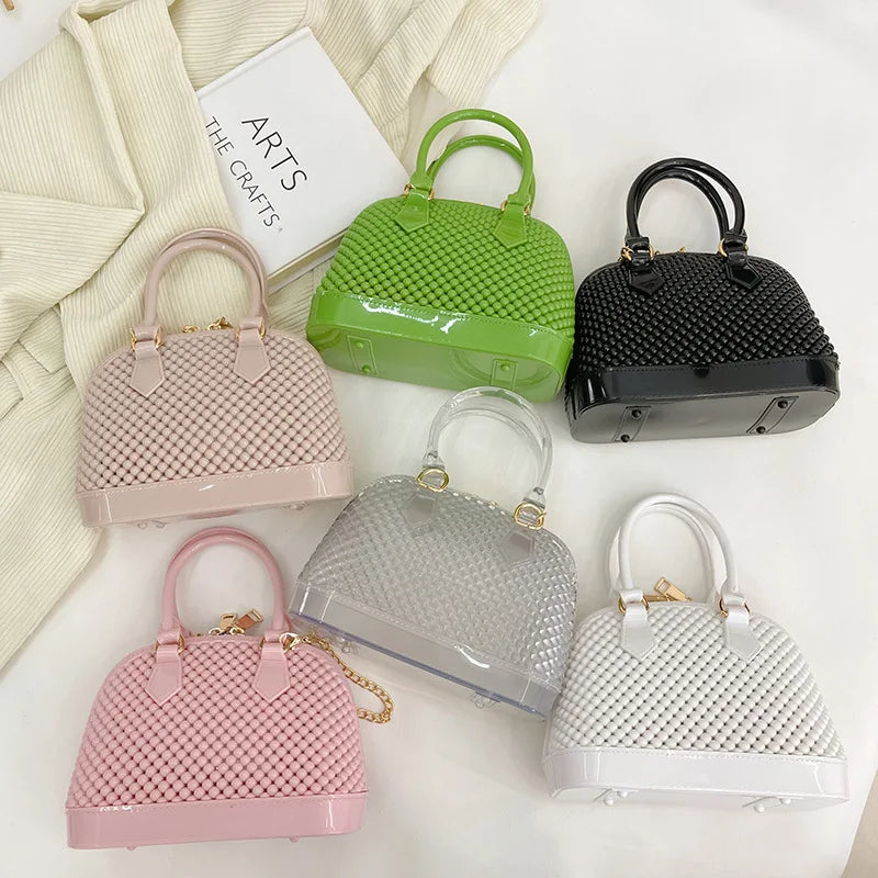 Summer High-end Jelly Shell Bag Shoulder Diagonal Women's Purse
