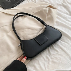 Summer PU Leather Women's Handbag Short Handle Shoulder Crossbody Bags
