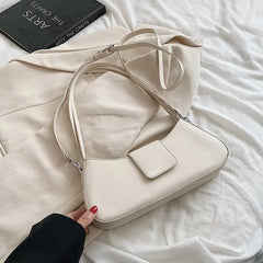 Summer PU Leather Women's Handbag Short Handle Shoulder Crossbody Bags