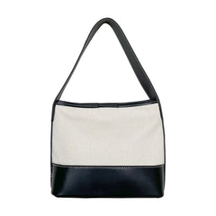 Summer Canvas Patchwork Tote Shoulder Bag