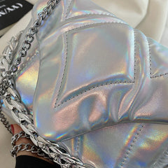 Summer Envelope Shoulder Bag Soft Leather Chain Crossbody Messenger Bag
