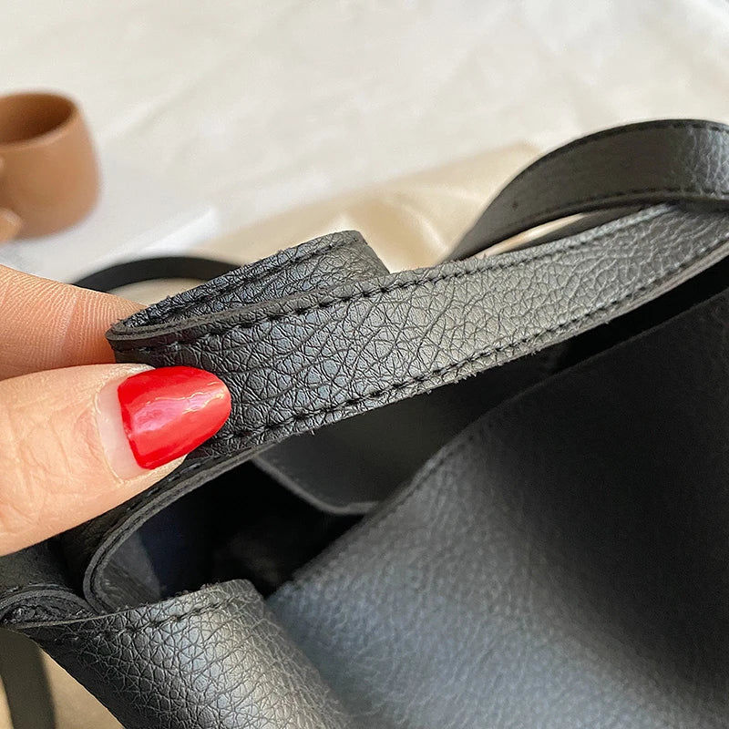 Summer Tote Women Pu Leather Shoulder Bags Hobo Large Purse Handbags