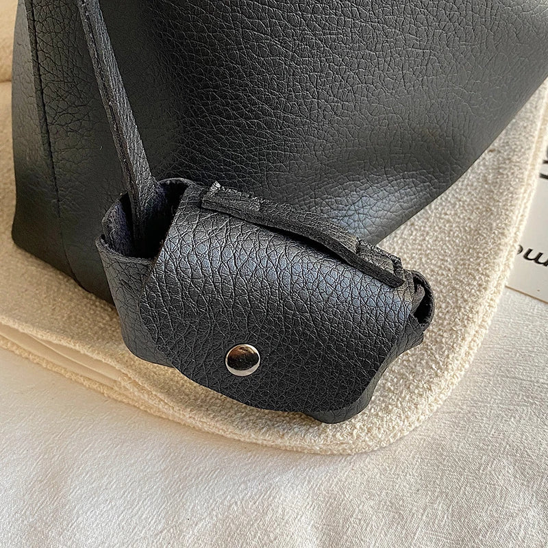 Summer Tote Women Pu Leather Shoulder Bags Hobo Large Purse Handbags