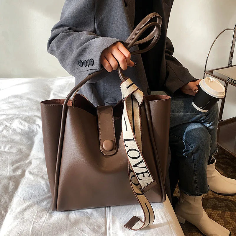 Summer Vintage Handbag Women Soft Pu Leather Lady Shoulder Bag