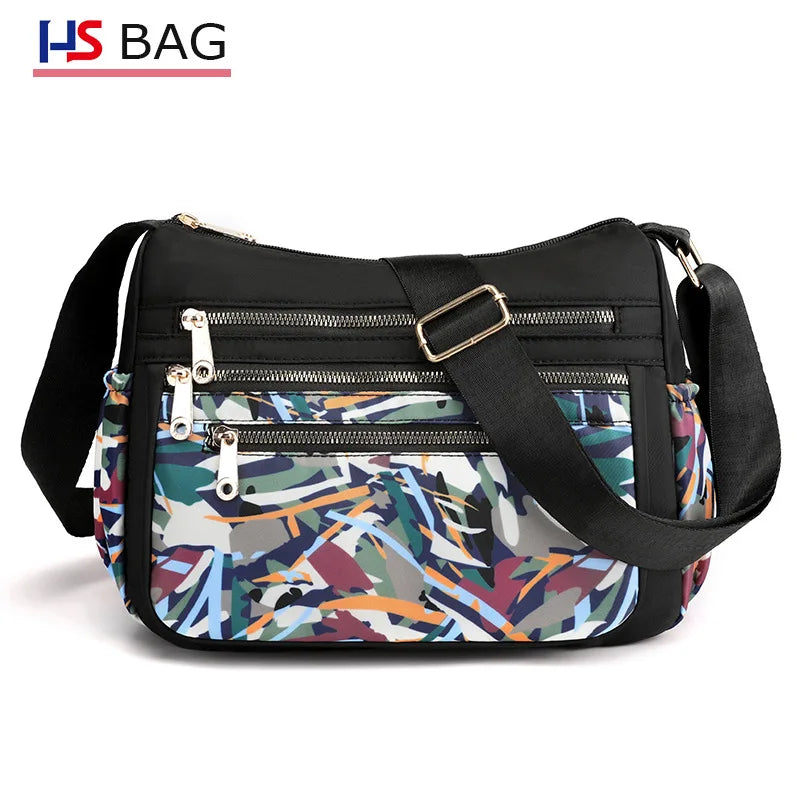 Summer Women's Shoulder Bag Zipper Messenger Handbag