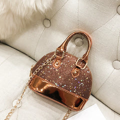 Tassel Small Messenger Bag for Women Shell Candy Female Shoulder Bag