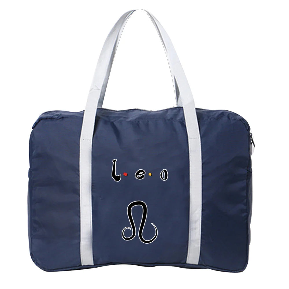 Large Foldable Duffle Bag Constellation Handbag Travel Organizer