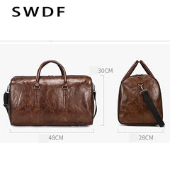 Waterproof Travel Bag PU Handbag Sturdy Sports Big Bag