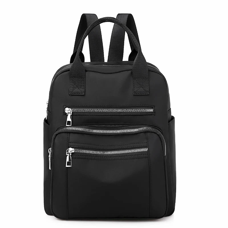 Waterproof Women's Backpack Large Capacity Oxford Rucksack Purse