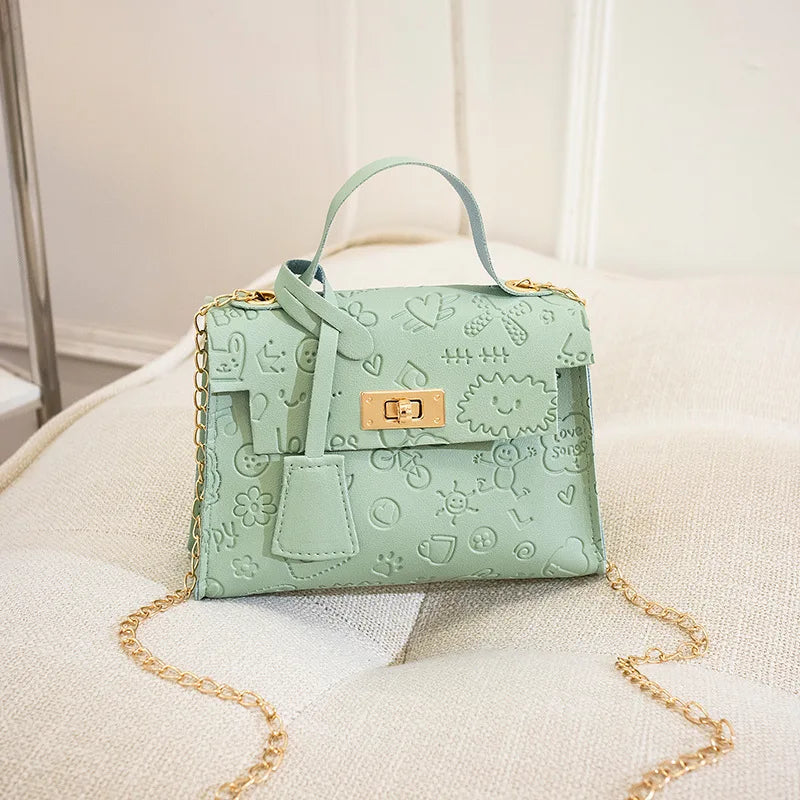 Mini Kelly Bag Pu Messenger Crossbody Women's Bag Summer Totes