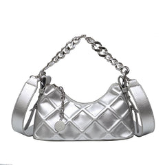 Women Leather Chain Shoulder Bag Crossbody Tote Messenger Bag