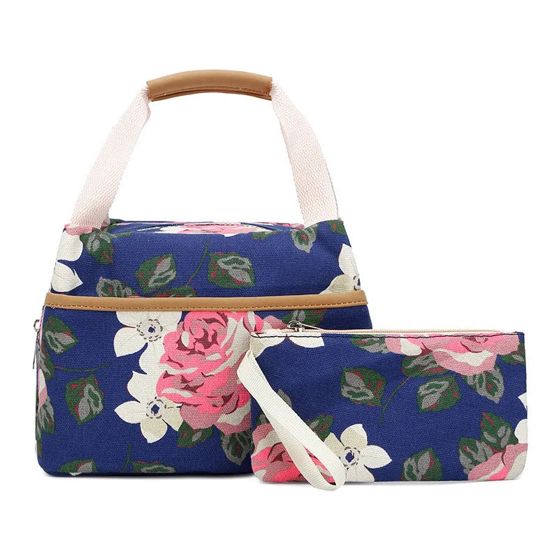 USB Charging Canvas Backpack 3 Pcs/set Women School Backpacks